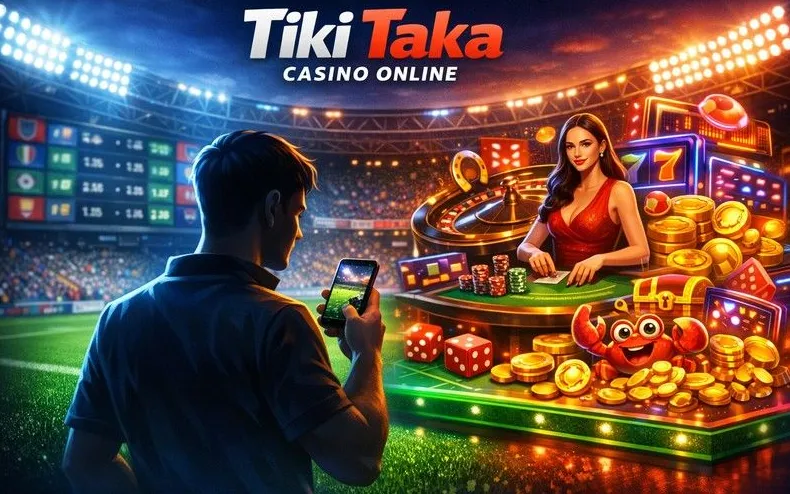 TikiTaka Casino bonus and promotions banner